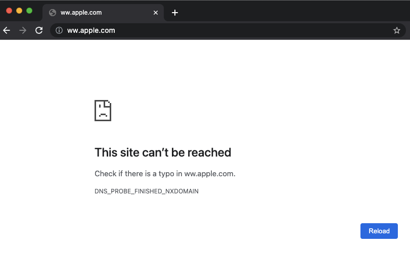 apple dns error on ww domain apple dns error on ww domain